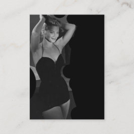 Elegant Bathing Suit Beauty Visitekaartje