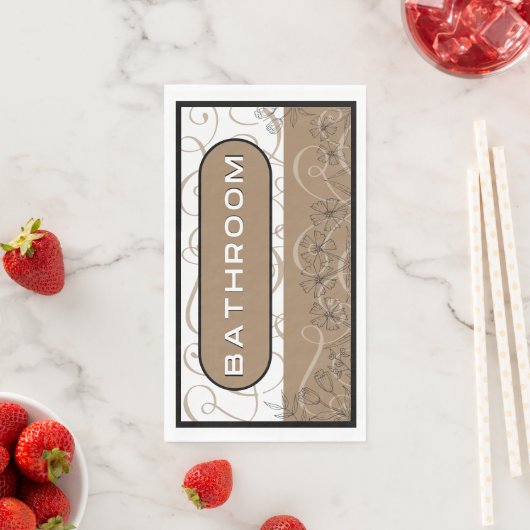 Elegant Bathroom Paper Guest Towel Servet (Insitu)