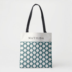 Elegant bauble kerstfeest cadeau tote bag
