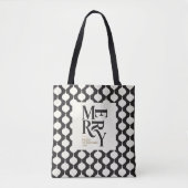 Elegant bauble kerstfeest cadeau tote bag (Voorkant)