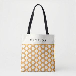 Elegant bauble kerstfeest cadeau tote bag