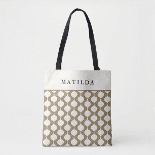 Elegant bauble kerstfeest cadeau tote bag