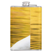 Elegant be a Swan Typography Inspirerend Heupfles (Achterkant)