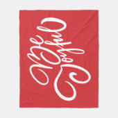 Elegant Be Joyful Holiday Design Fleece Deken (Voorkant)