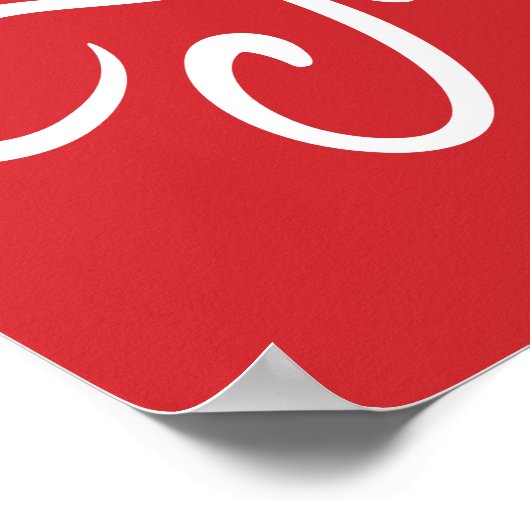 Elegant Be Joyful Holiday Design Poster (Hoek)