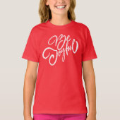 Elegant Be Joyful Holiday Design T-shirt (Voorkant)