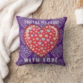 Elegant Be werkbaar Eenvoudig Hart Design Kussen (Deken)