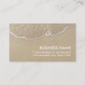 Elegant Beach Appointment Afsprakenkaartje (Achterkant)