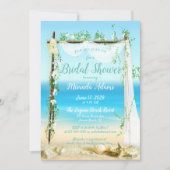 Elegant Beach Arch Vrijgezellenfeest Kaart (Voorkant)