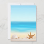 Elegant Beach Arch Vrijgezellenfeest Kaart (Achterkant)