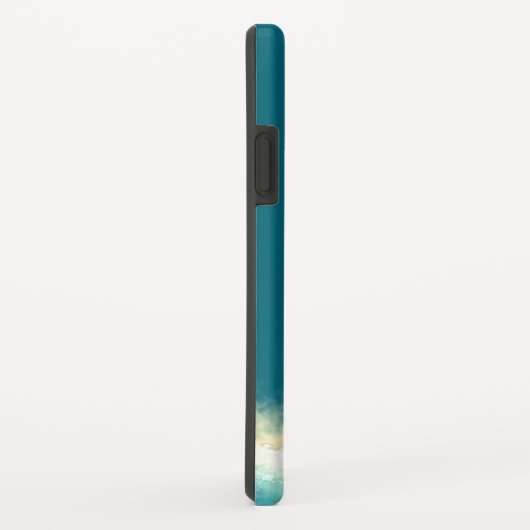 Elegant Beach Botanical Seahorse Blue Case-Mate iPhone Case (Achterkant/rechts)