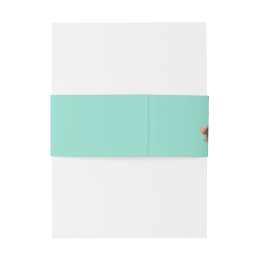 Elegant Beach Conch Shell Wedding Uitnodigingen Wikkel (Achterkant Voorbeeld)