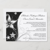 Elegant Beach Destination Wedding Theme nodigt uit Kaart (Voorkant)