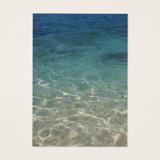 Elegant Beach Earring Holder Visitekaartje (Achterkant)