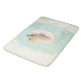 Elegant Beach House Decor Queen Shell Water Badmat (Gekanteld)