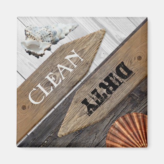 Elegant Beach House Dishwasher Magnet (Voorkant)