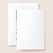 Elegant Beach Seashell Weddenschap Foto Folie Kaarten (Met envelop)