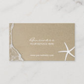 Elegant Beach & Starfish Appointinder Afsprakenkaartje (Voorkant)
