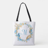 Elegant Beach Starfish Vrijgezellenfeest Tote Bag (Achterkant)