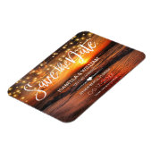 Elegant Beach Summer Wedding Save the Date Magneet (Linkerzijde)