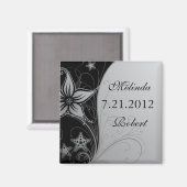 Elegant Beach Theme Save the Date Magneten (Voorkant / Achterkant)
