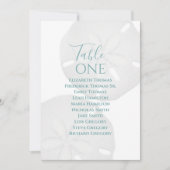 Elegant Beach Turquoise Sand Dollar Wedding (Voorkant)