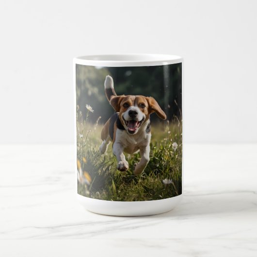 Elegant Beagle Coffee Mok (Center)