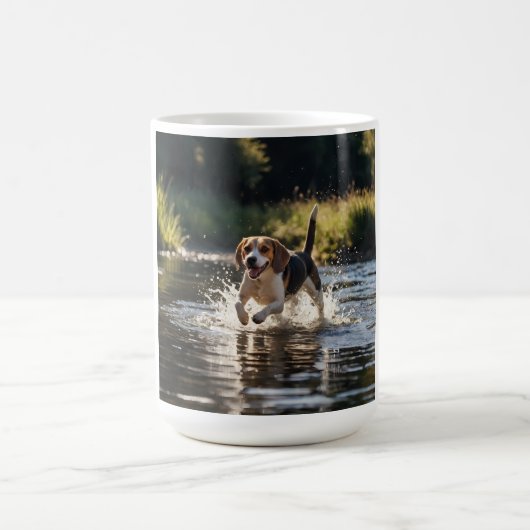 Elegant Beagle Coffee Mok (Center)