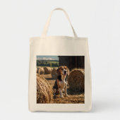 Elegant Beagle Grocery Tas (Voorkant)