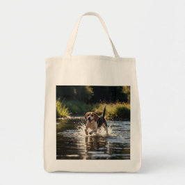 Elegant Beagle Grocery Tas