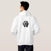 Elegant Beagle Hoodie (Achterkant volledig)