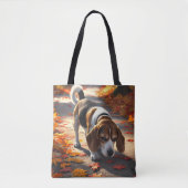 Elegant Beagle Schouder Tas (Voorkant)