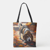 Elegant Beagle Schouder Tas (Achterkant)