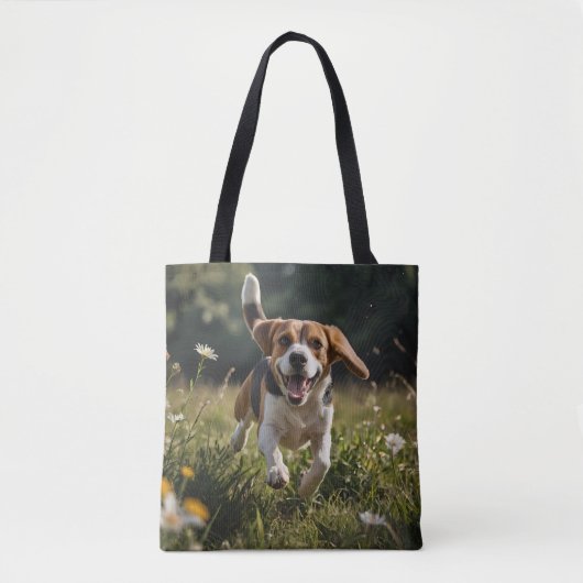 Elegant Beagle Schouder Tas (Voorkant)