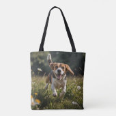 Elegant Beagle Schouder Tas (Achterkant)