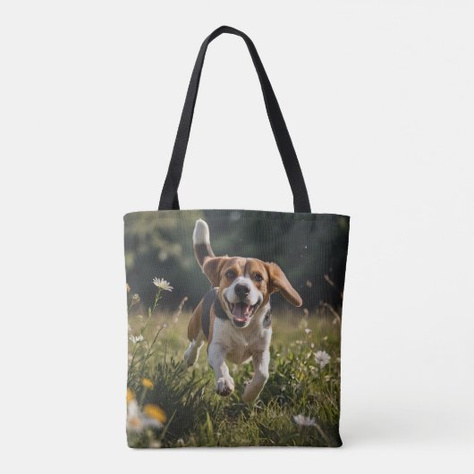 Elegant Beagle Schouder Tas (Achterkant)