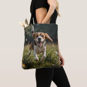 Elegant Beagle Schouder Tas (Dichtbij)