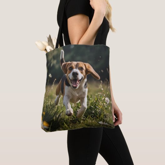 Elegant Beagle Schouder Tas (Dichtbij)