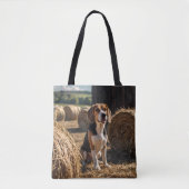 Elegant Beagle Schouder Tas (Voorkant)