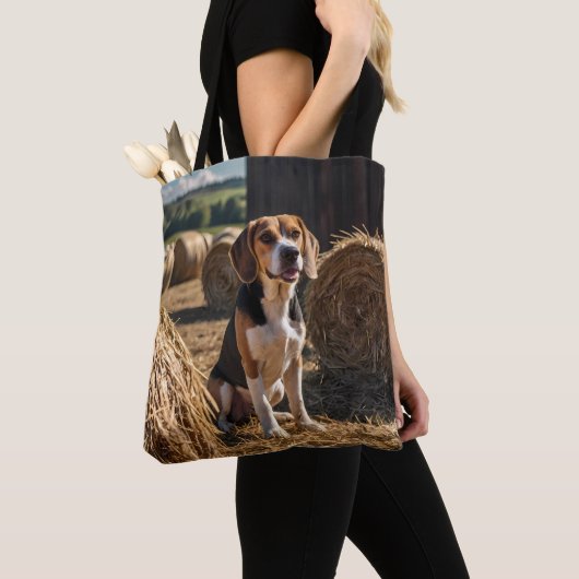 Elegant Beagle Schouder Tas (Dichtbij)