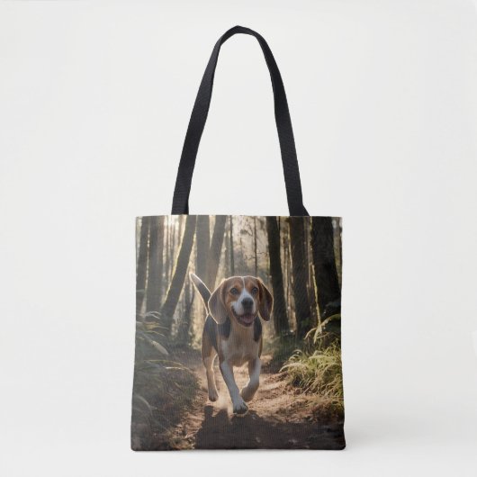 Elegant Beagle Schouder Tas (Voorkant)