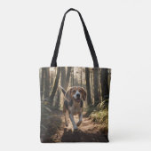 Elegant Beagle Schouder Tas (Achterkant)