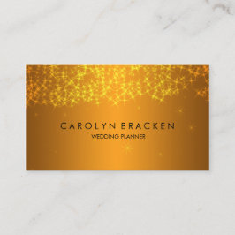 Elegant Beauful Gold Sparking Visitekaartje