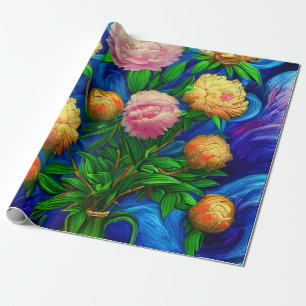 Elegant Beauful Peony Collectie Cadeaupapier