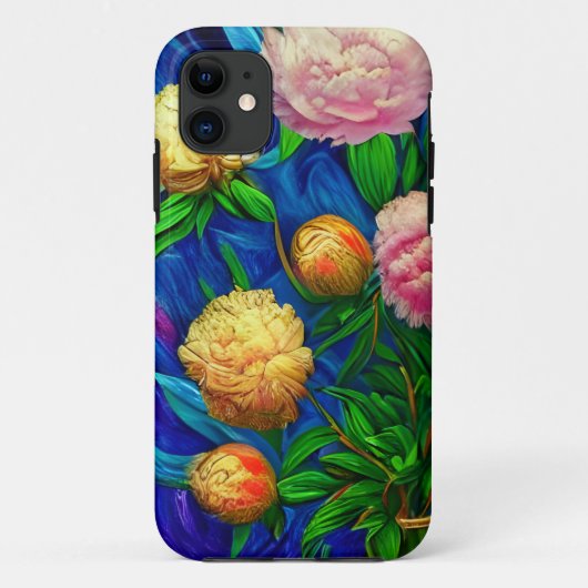 Elegant Beauful Peony Collectie Case-Mate iPhone Case (Achterkant)