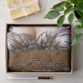 Elegant Beauful Princess Paarse Roos-ontvlechting Tissuepapier (Geschenk)