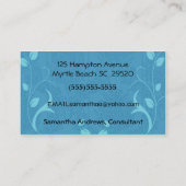 Elegant Beauty Consultant Visitekaartje (Achterkant)