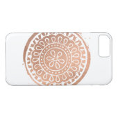 Elegant Beauty Mandala Logo Roos Goud Case-Mate iPhone Case (Achterkant (Horizontaal))