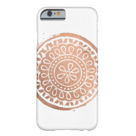 Elegant Beauty Mandala Logo Roos Goud Case-Mate iPhone Case