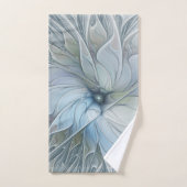Elegant Beauty Modern Abstract Fractal Art Flower Bad Handdoek (Handdoek)